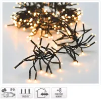Kerstverlichting LED cluster 2016 lampjes 14,6m, warm wit