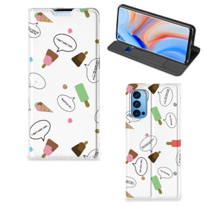 OPPO Reno4 Pro 5G Flip Style Cover IJsjes