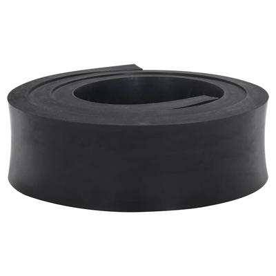 Rubberen rand voor sneeuwploeg 150x8x2 cm zwart