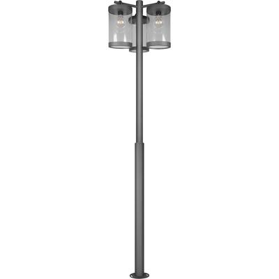 LED Tuinverlichting - Staande Buitenlamp - Bemsi - E27 Fitting - 3-lichts - Antraciet - Gegoten Aluminium