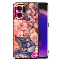 OPPO Find X5 Bloemen Hoesje Bosje Bloemen