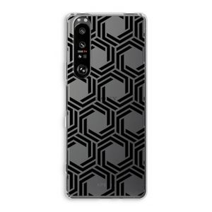 Geometrisch patroon: Sony Xperia 1 III Transparant Hoesje
