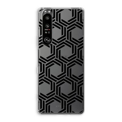 Geometrisch patroon: Sony Xperia 1 III Transparant Hoesje
