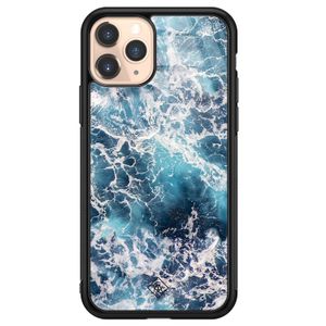 iPhone 11 Pro glazen hardcase - Oceaan