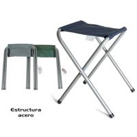 Opvouwbare stoel - groen - kunststof/metaal - 35 x 38 cm - klapstoel camping