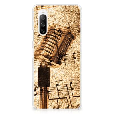 Sony Xperia 10 III | Siliconen hoesje | met foto Bladmuziek Sony Xperia 10 III | Siliconen hoesje | met foto Bladmuziek