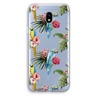 Kleurrijke papegaaien: Samsung Galaxy J3 (2017) Transparant Hoesje