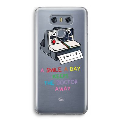 Smile: LG G6 Transparant Hoesje