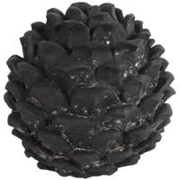 Countryfield beeld dennenappel donato l zwart 18 cm | 8 stuks