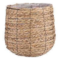 Mica Decorations Avalon Mand voor Planten - H31 x Ø30 cm - Lichtbruin