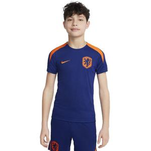 KNVB Nederlands Elftal Trainingshirt 2024-2025 Kids Blauw