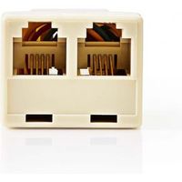 Telecom-Adapter | RJ11 female - 2x RJ11 female | Ivoor
