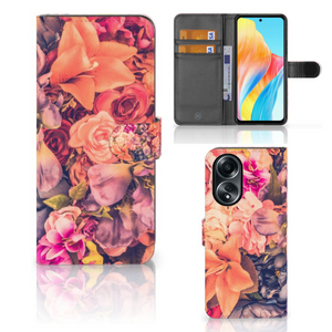 OPPO A58 4G Hoesje Bosje Bloemen