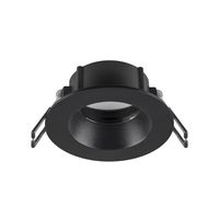 SLV Inbouwring New Tria 95 IP65 rond zwart - zonder fitting 1007345