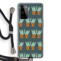 Sansevieria: OnePlus 9 Pro Transparant Hoesje met koord