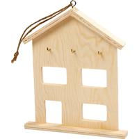 Creativ Company Houten sleutelkast met 3 haken