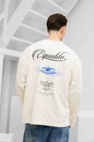 Equalité Eden Oversized Longsleeve Heren Gebroken Wit - Maat L - Kleur: Gebroken Wit | Soccerfanshop