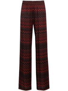 Missoni pantalon palazzo à motif de chevrons - Noir