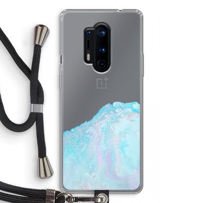 Fantasie pastel: OnePlus 8 Pro Transparant Hoesje met koord