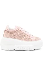 Casadei baskets Hanoi Nexus en cuir - Rose - thumbnail