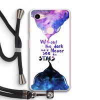 Stars quote: Pixel 3 XL Transparant Hoesje met koord