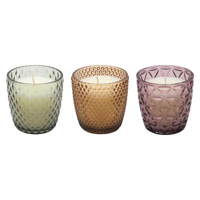 Geurkaars in glas Ø9x9cm