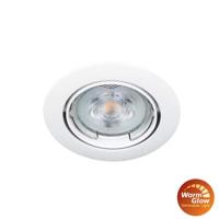 Philips LED spot WIT kantelbaar GU10 2.6Watt rond dimbaar Warm Glow Philips LED spot WIT kantelbaar GU10 2.6Watt rond dimbaar Warm Glow