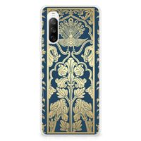 Sony Xperia 10 III TPU Case Beige Flowers - thumbnail