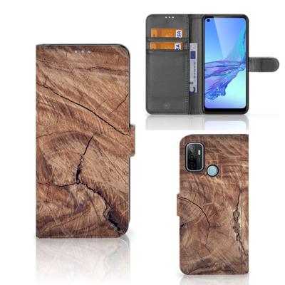 OPPO A53 | OPPO A53s | Book Style Case | Tree Trunk