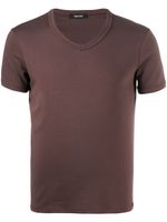 TOM FORD t-shirt à col v - Marron