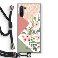 Sweet heaven geometrics: Samsung Galaxy Note 10 Transparant Hoesje met koord