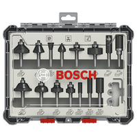 Bosch Accessoires Frezenset Gemixt | 1/4" | 15-delig - 2607017473 - thumbnail
