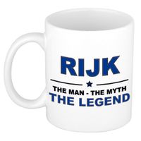 Naam cadeau mok/ beker Rijk The man, The myth the legend 300 ml   -