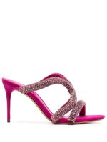 Alexandre Birman mules à ornements en cristal 85 mm - Rose