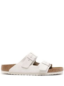 Birkenstock sandales Arizona en daim - Blanc