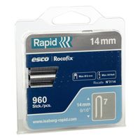 Rapid Nieten Type 7 Gegalvaniseerd, Blister 960st Lengte 14mm