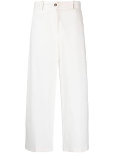 Fabiana Filippi pantalon ample à coupe courte - Blanc