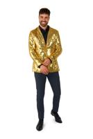 Colbert pailletten goud Suitmeister