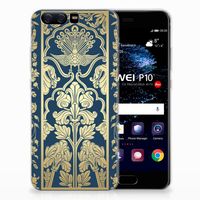 Huawei P10 TPU Case Beige Flowers - thumbnail