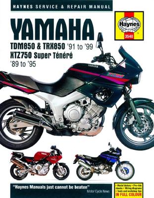 Yamaha TDM850, TRX850 & XTZ750 (89 - 99) 3540