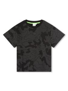 BOSS Kidswear t-shirt à patch logo - Noir