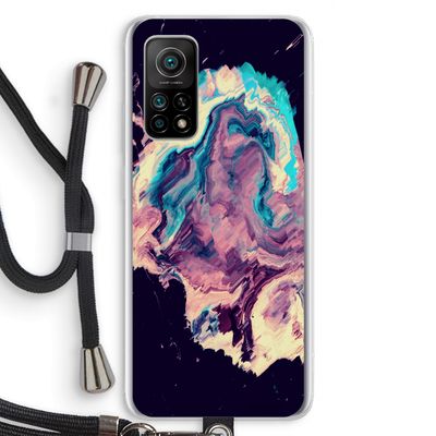 Cosmic Silence: Xiaomi Mi 10T 5G Transparant Hoesje met koord