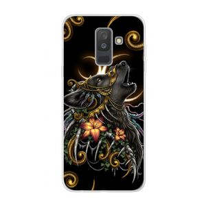 Huilende Wolf: Samsung Galaxy A6 Plus (2018) Transparant Hoesje