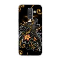 Huilende Wolf: Samsung Galaxy A6 Plus (2018) Transparant Hoesje