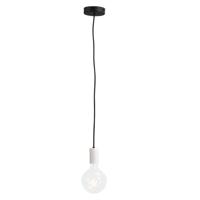 Masterlight Witte pendel hanglamp Concepto pendel met zwart 2237-06