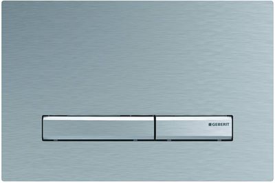 Geberit Sigma 50 bedieningspaneel chroom geborsteld voor Sigma reservoirs 8cm (UP720) en 12cm (UP320)