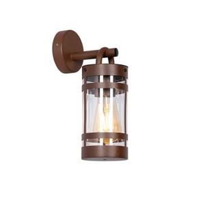 QAZQA Industriële buiten wandlamp roestbruin IP44 - Ruben