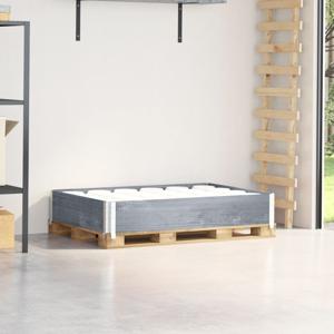 Palletopzetrand 120x80 cm massief grenenhout grijs