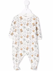 Moschino Kids pyjama à imprimé Teddy Bear - Blanc