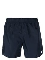 Courrèges short de bain à patch logo - Bleu